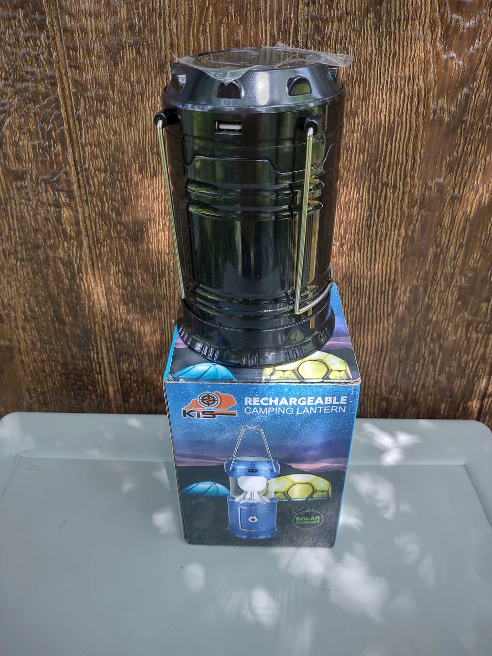 KTS Rechargeable Camping Lantern - Black